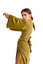 Movom Swimwear-Aspen Tie Front Blouse🌱-Bluz-3-Milagron.com