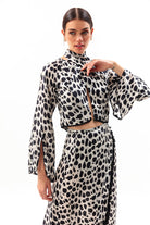 Movom Swimwear-Astral Cross Neck Jacket-Bluz-1-Milagron.com