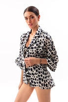 Movom Swimwear-Astral Pajama Style Shirt-Bluz-3-Milagron.com