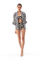 Movom Swimwear-Astral Pajama Style Shirt-Bluz-4-Milagron.com