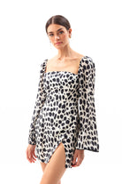 Movom Swimwear-Astral Square Neck Dress-Elbise-2-Milagron.com