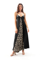 Movom Swimwear-Astral V Neck Maxi Dress-Elbise-1-Milagron.com