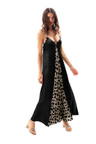 Movom Swimwear-Astral V Neck Maxi Dress-Elbise-2-Milagron.com