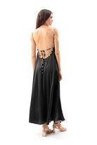 Movom Swimwear-Astral V Neck Maxi Dress-Elbise-3-Milagron.com