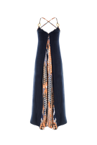 Movom Swimwear-Aura V Neck Maxi Dress🌱-Elbise-4-Milagron.com