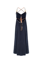 Movom Swimwear-Aura V Neck Maxi Dress🌱-Elbise-5-Milagron.com
