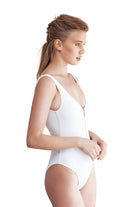 Movom Swimwear-Coconut Zipper One Piece-Bikini & Mayo-3-Milagron.com