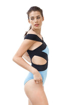 Movom Swimwear-Coretta Banded Cross Swimsuit-Bikini & Mayo-2-Milagron.com