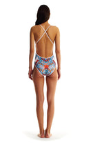Movom Swimwear-Daphne Front Zip One Piece-Bikini & Mayo-2-Milagron.com