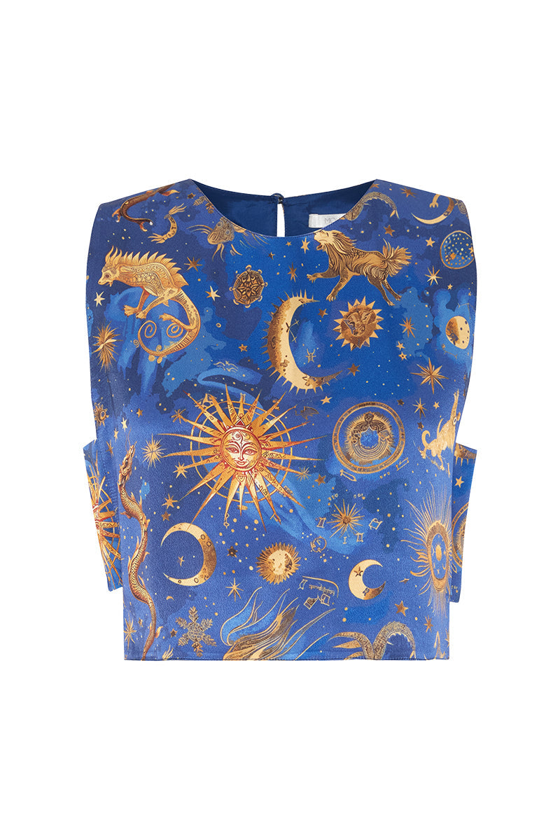 Movom Swimwear-Elio Halter Top-Bluz-1-Milagron.com