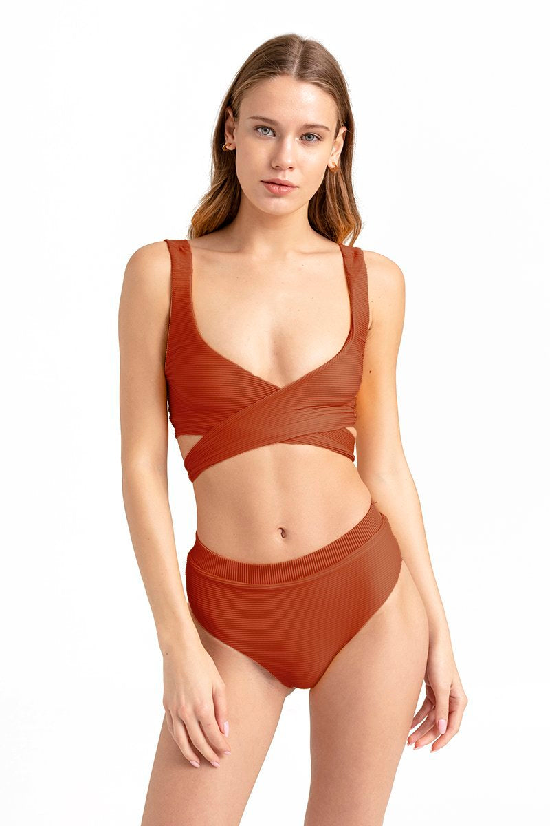 Movom Swimwear-Erin Tie Front Bikini-Bikini & Mayo-4-Milagron.com