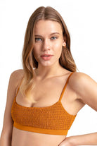 Movom Swimwear-Freya Bandeau Smocked Bikini-Bikini & Mayo-4-Milagron.com
