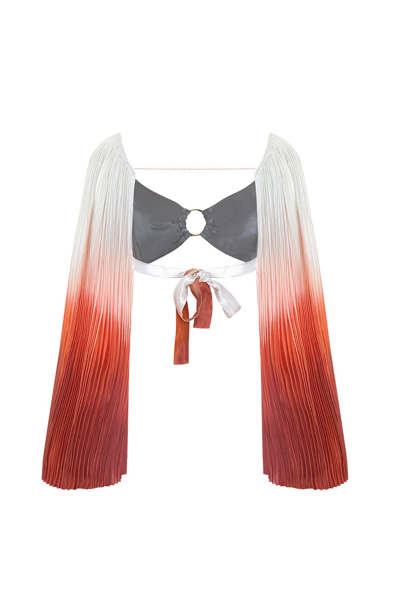 Movom Swimwear-Grace Bell Sleeves Top-Bluz-2-Milagron.com