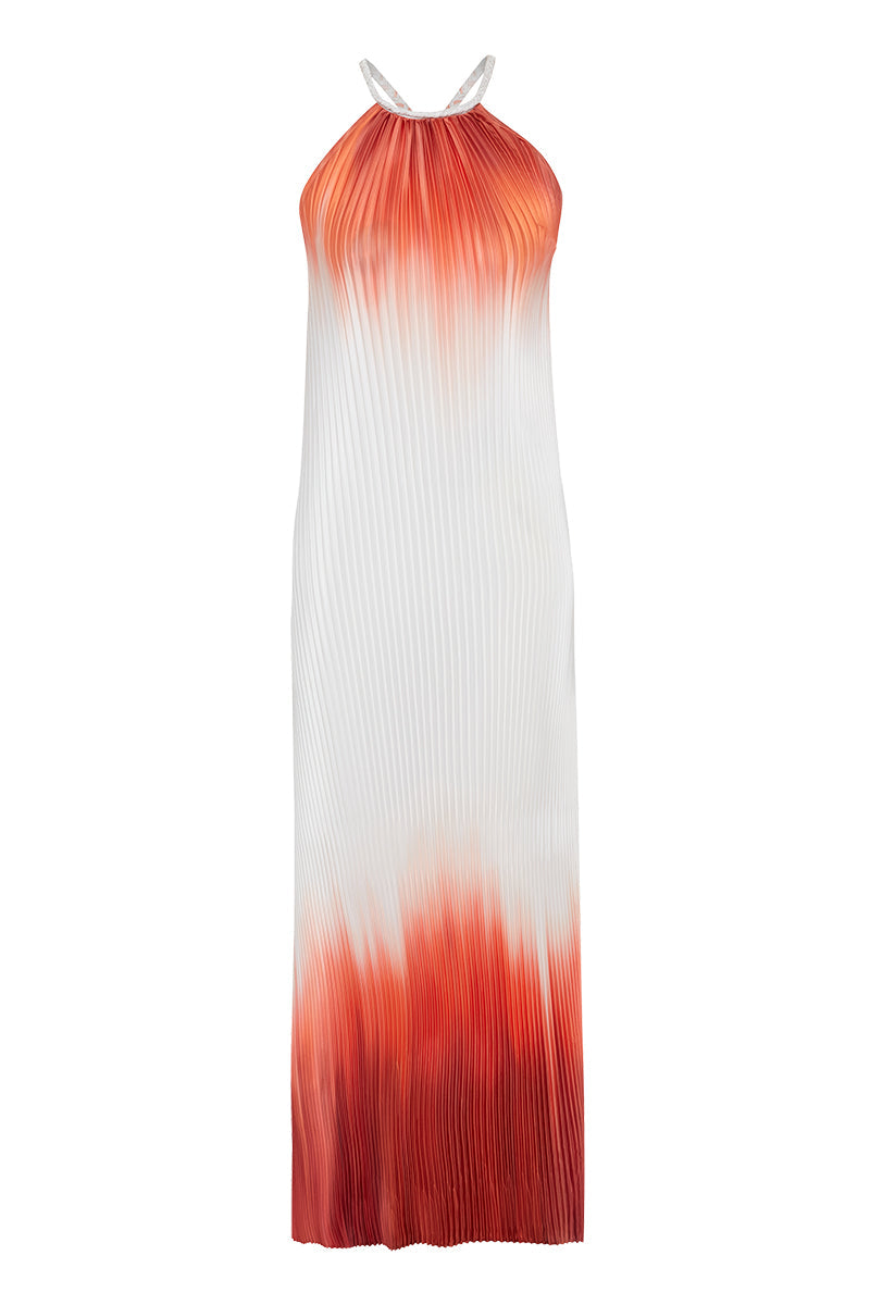 Movom Swimwear-Grace Halter Neck Dress-Elbise-1-Milagron.com