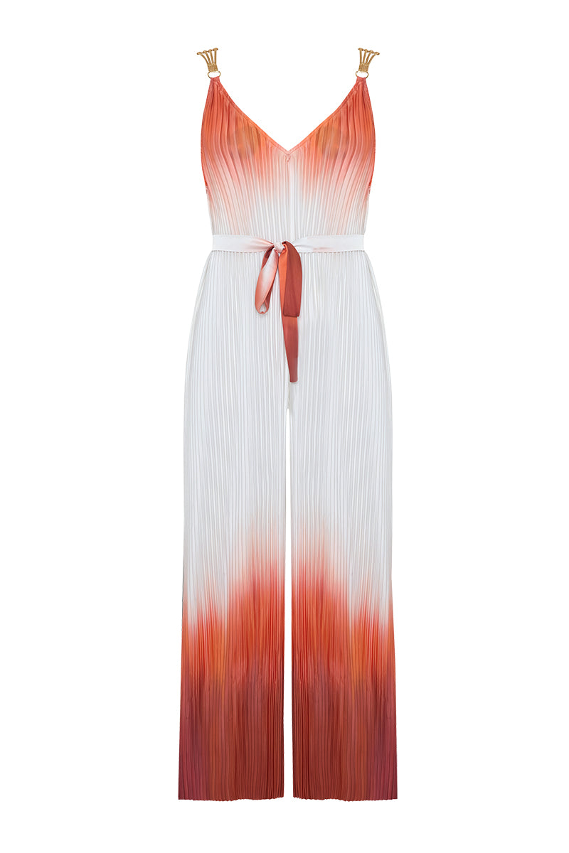 Movom Swimwear-Grace V Neck Jumpsuit-Tulum-1-Milagron.com