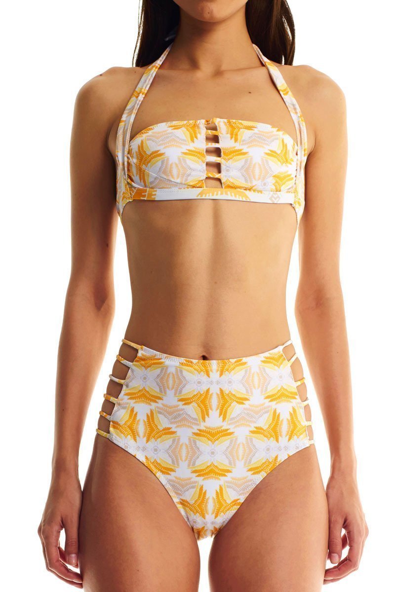 Movom Swimwear-Honeymilk Multi Strap Bikini-Bikini & Mayo-1-Milagron.com