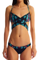 Movom Swimwear-Ivy Black Criss Cross Bikini-Bikini & Mayo-1-Milagron.com