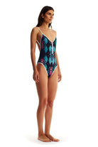 Movom Swimwear-Ivy Black Front Zip One Piece-Bikini & Mayo-3-Milagron.com