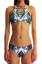 Movom Swimwear-Ivy White Halter Bikini-Bikini & Mayo-1-Milagron.com