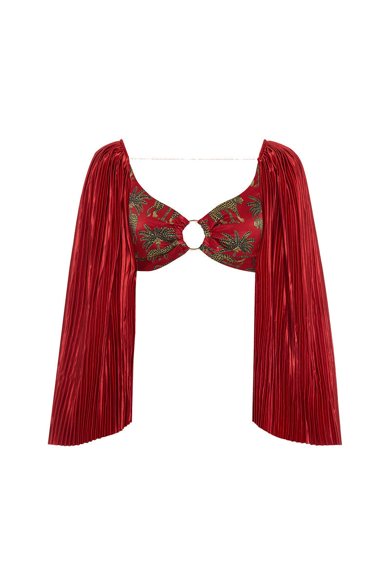 Movom Swimwear-Jagger Bell Sleeves Top-Bluz-1-Milagron.com