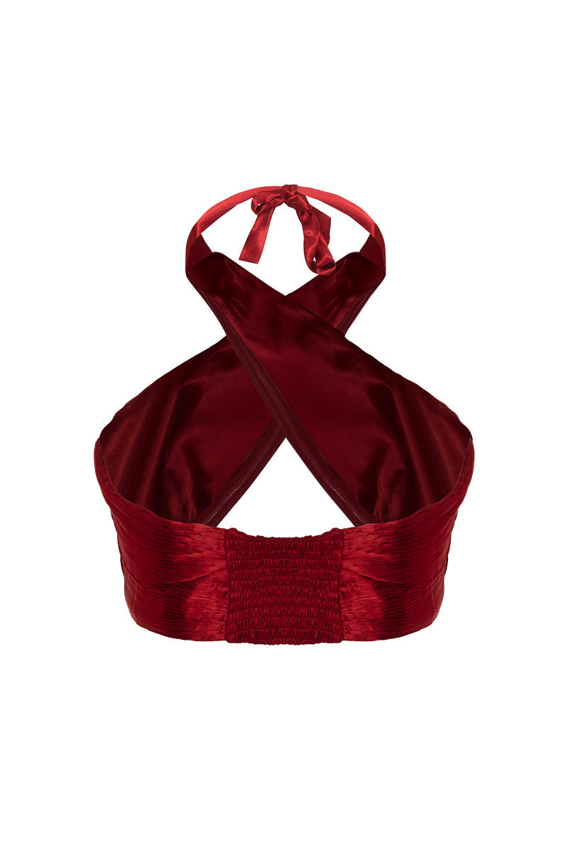 Movom Swimwear-Jagger Criss Cross Top-Bluz-2-Milagron.com