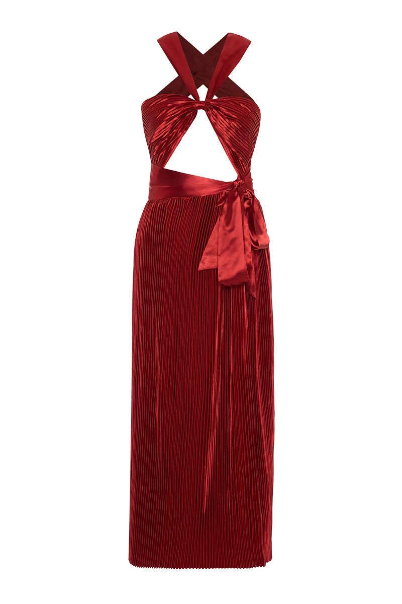 Movom Swimwear-Jagger Midriff Cut Out Dress-Elbise-1-Milagron.com