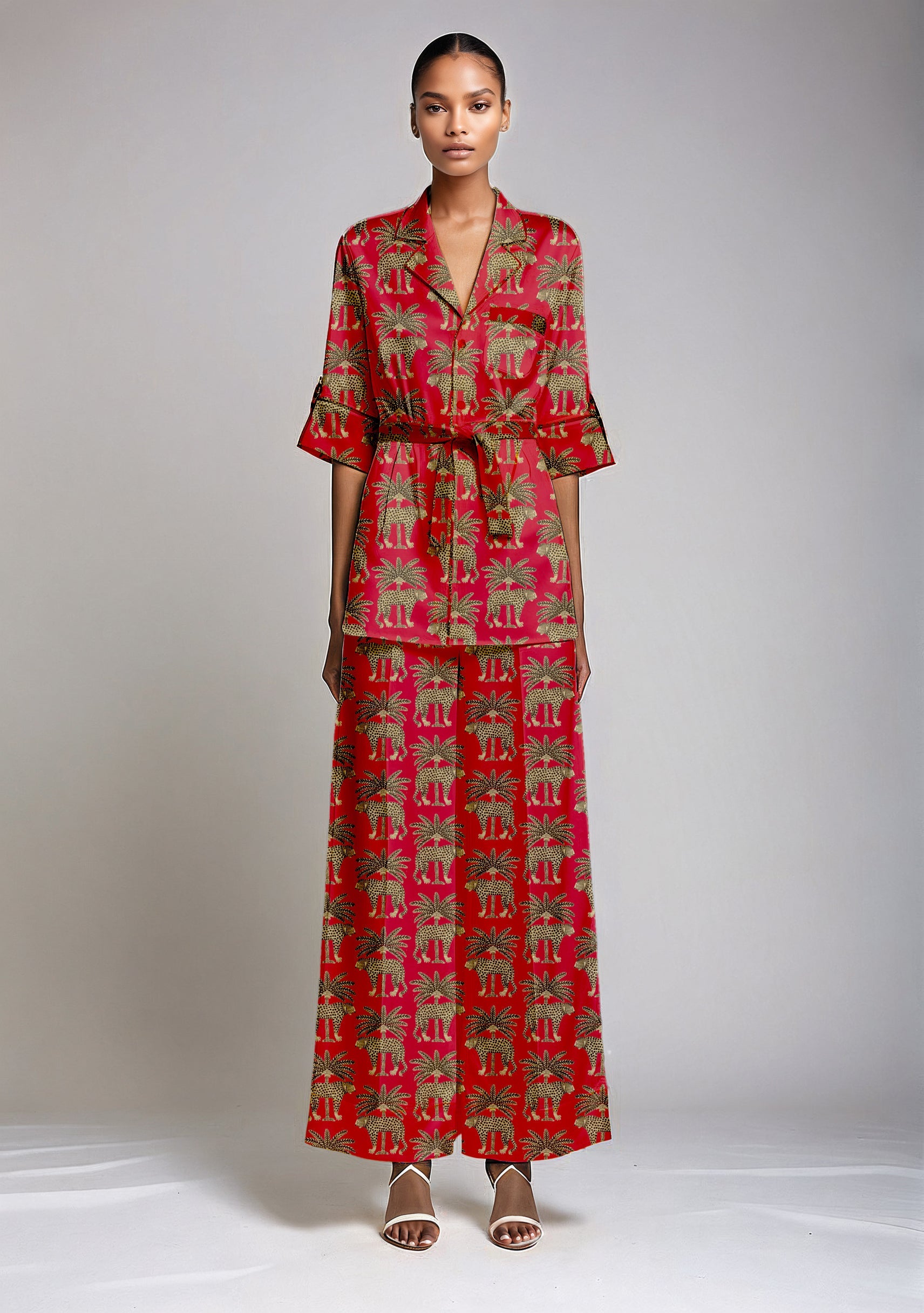 Movom Swimwear-Jagger Pajama Style Shirt-Gömlek-3-Milagron.com