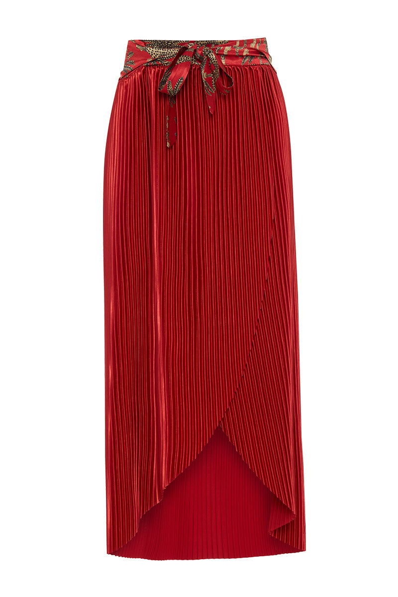 Movom Swimwear-Jagger Pleated Skirt-Etek-1-Milagron.com