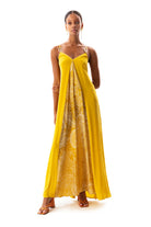 Movom Swimwear-Johona V Neck Maxi Dress🌱-Elbise-1-Milagron.com