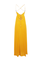 Movom Swimwear-Johona V Neck Maxi Dress🌱-Elbise-7-Milagron.com