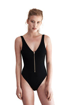 Movom Swimwear-Kiara Zipper One Piece-Bikini & Mayo-1-Milagron.com