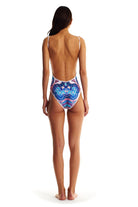 Movom Swimwear-Lola Front Zip One Piece-Bikini & Mayo-2-Milagron.com