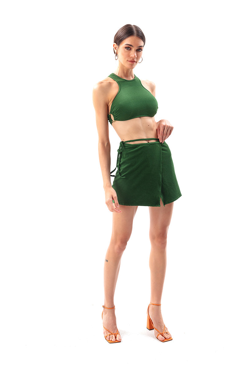 Movom Swimwear-Lyra Mini Sarong Skirt-Bikini & Mayo-2-Milagron.com