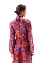 Movom Swimwear-Mauve Cross Neck Robe-Bluz-5-Milagron.com