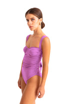 Movom Swimwear-Pixie Ruched Underwire Swimsuit-Bikini & Mayo-2-Milagron.com