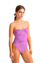Movom Swimwear-Pixie Ruched Underwire Swimsuit-Bikini & Mayo-3-Milagron.com