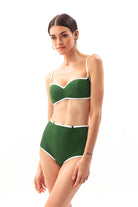 Movom Swimwear-Ponyo V Neck Bikini-Bikini & Mayo-2-Milagron.com