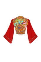 Movom Swimwear-Poppy Tie Front Blouse🌱-Bluz-6-Milagron.com