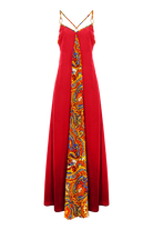 Movom Swimwear-Poppy V Neck Maxi Dress🌱-Elbise-3-Milagron.com