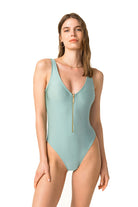Movom Swimwear-Romie Zipper Swimsuit-Bikini & Mayo-1-Milagron.com