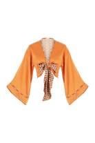 Movom Swimwear-Rory Tie Front Blouse🌱-Bluz-6-Milagron.com