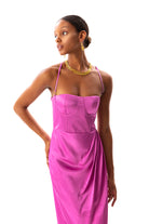 Movom Swimwear-Santo Maxi Bustier Dress🌱-Elbise-1-Milagron.com