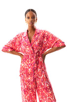 Movom Swimwear-Santo Pajama Style Shirt🌱-Kimono-2-Milagron.com