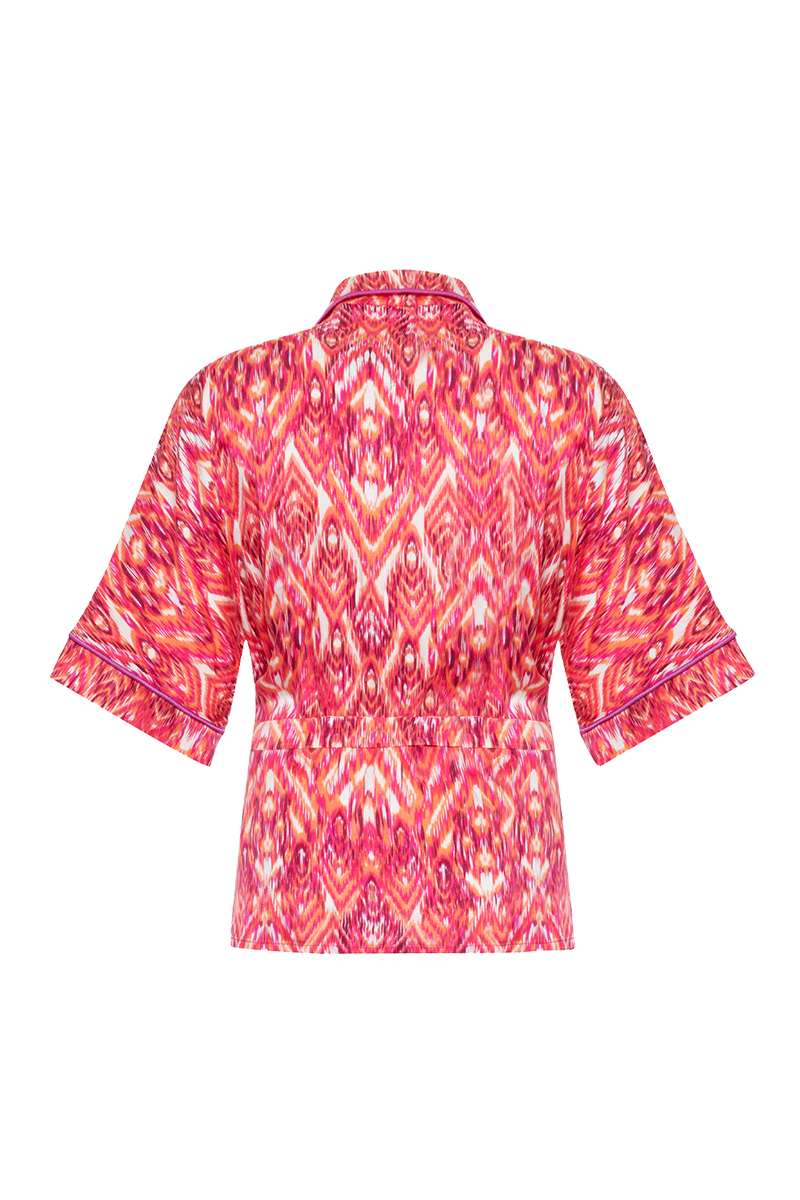 Movom Swimwear-Santo Pajama Style Shirt🌱-Kimono-6-Milagron.com