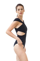 Movom Swimwear-Simone Banded Cross Swimsuit-Bikini & Mayo-2-Milagron.com