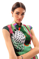 Movom Swimwear-Sylvia Maxi Cheongsam Dress-Elbise-3-Milagron.com