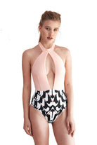 Movom Swimwear-Tao Deep V One Piece-Bikini & Mayo-1-Milagron.com