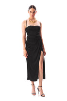 Movom Swimwear-Vega Maxi Bustier Dress🌱-Elbise-1-Milagron.com