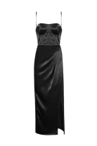 Movom Swimwear-Vega Maxi Bustier Dress🌱-Elbise-4-Milagron.com