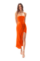 Movom Swimwear-Zing Maxi Bustier Dress-Elbise-1-Milagron.com